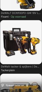Dewalt afwerk tacker en ruwbouw tacker zonder accu’s, Ophalen, Gebruikt