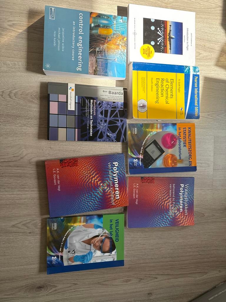 Studieboeken: Control Engineering, Polymeren, Veiligheid, Boeken, Ophalen of Verzenden, Beta, Gelezen, HBO