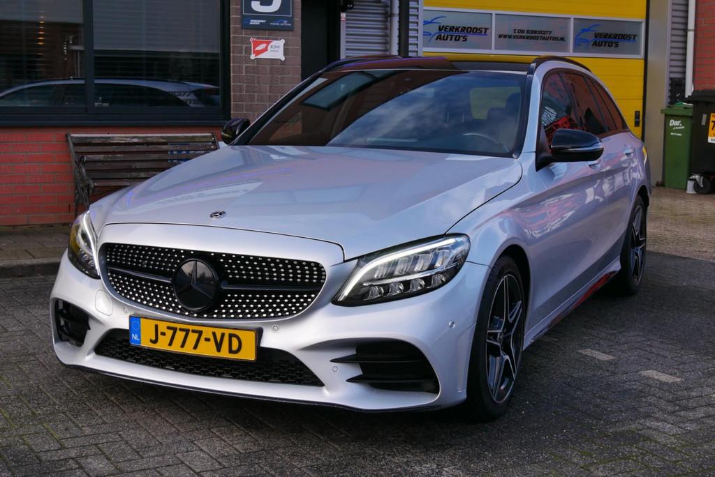 Mercedes-Benz C-klasse Estate 200 Business Solution AMG. cam, Automaat, 4 cilinders, Adaptive Cruise Control, 1465 kg