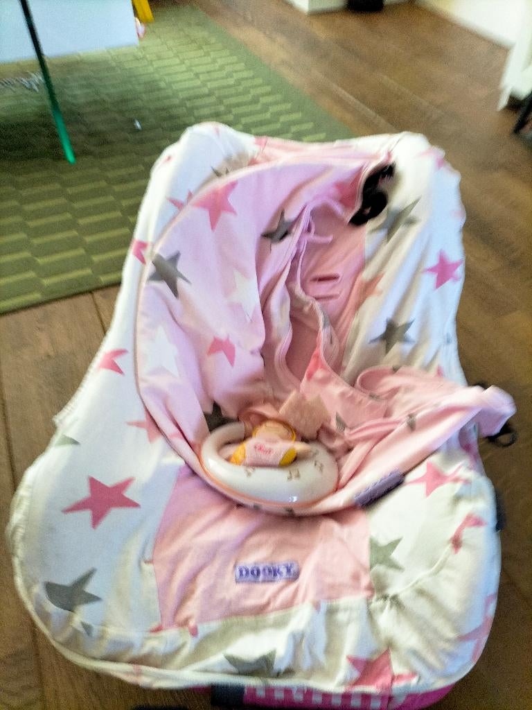 Roze Autostoel baby merk lief, Ophalen, 0 t/m 10 kg, Overige merken, Gebruikt