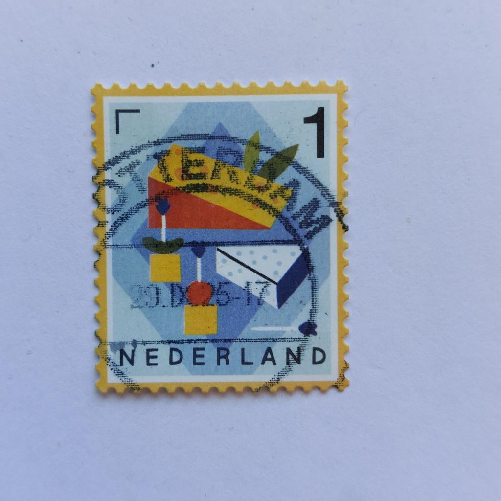 Nederland  Blokjes Kaas, Ophalen of Verzenden, Gestempeld
