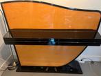 Rippen piano (staande vleugel) Maestro art-deco zwart/bruin, Muziek en Instrumenten, Piano's, Ophalen, Zwart, Zo goed als nieuw