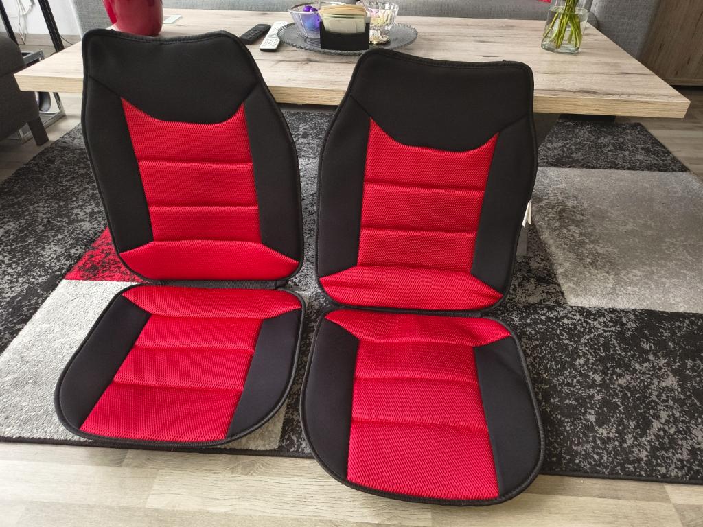 Autostoelkussen Rood, Ophalen, Gebruikt
