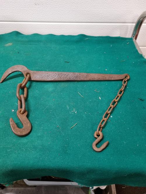 binder antiek met haken gemerkt, Ophalen of Verzenden