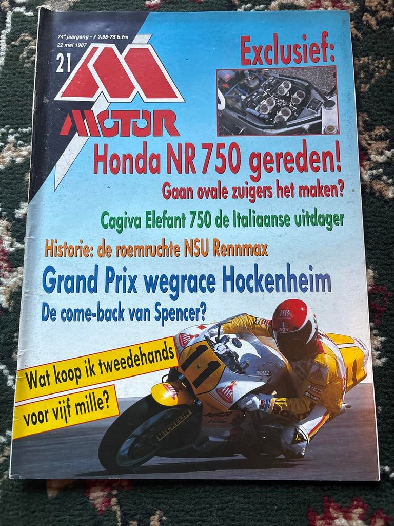 Motor Magazine 21 - Honda NR 750, Cagiva Elefant 750, Ophalen of Verzenden, Gelezen, Algemeen