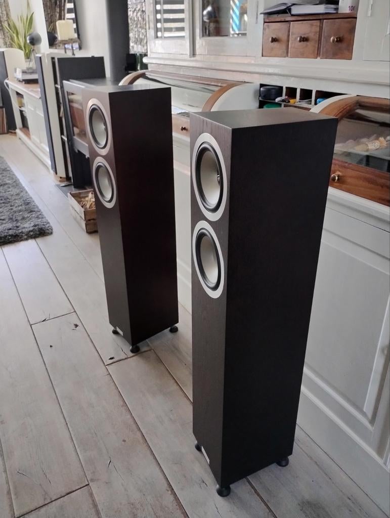 Koningsdag actie €450 Tannoy Revolution DC6T speakers 200W, Audio, Tv en Foto, Luidsprekers, Gebruikt, 120 watt of meer, Front, Rear of Stereo speakers