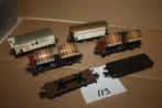 113) zes diverse typen Märklin wagons, tijdperk I, Wisselstroom, Gebruikt, Wagon, Ophalen of Verzenden