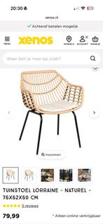 Tuinstoel Lorraine - 6 stuks, Tuin en Terras, Tuinstoelen, Ophalen, Zo goed als nieuw, Kunststof