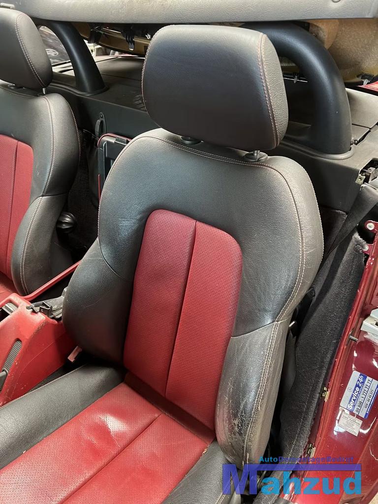 MERCEDES SLK R170 ROOD zwart leer interieur stoel 1996-2004, Auto-onderdelen, Gebruikt, Mercedes-Benz AG, Mercedes-Benz, Ophalen of Verzenden
