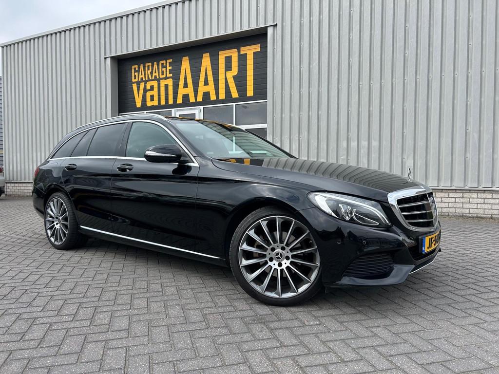 Mercedes-Benz C-klasse Estate 200 Prestige | LED | LEER | BU, Automaat, Achterwielaandrijving, 4 cilinders, Zwart