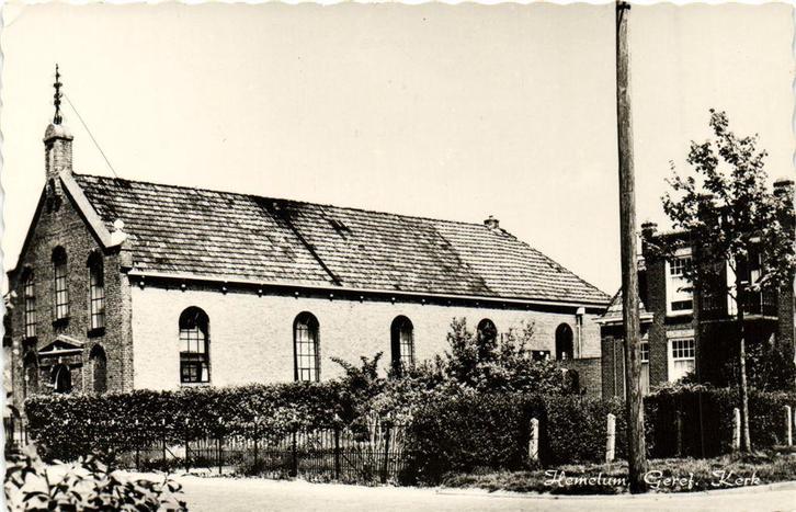 Hemelum, Geref. Kerk - ongelopen, Verzamelen, Ansichtkaarten | Nederland, Ongelopen, Noord-Brabant, Voor 1920, Ophalen of Verzenden