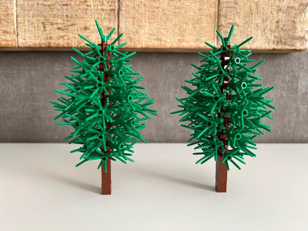 Lego MOC Boom H 14cm D 8cm - set van 2 stuks - Nieuw, Compleet, MOC (eigen creatie), Overige thema's, Lego