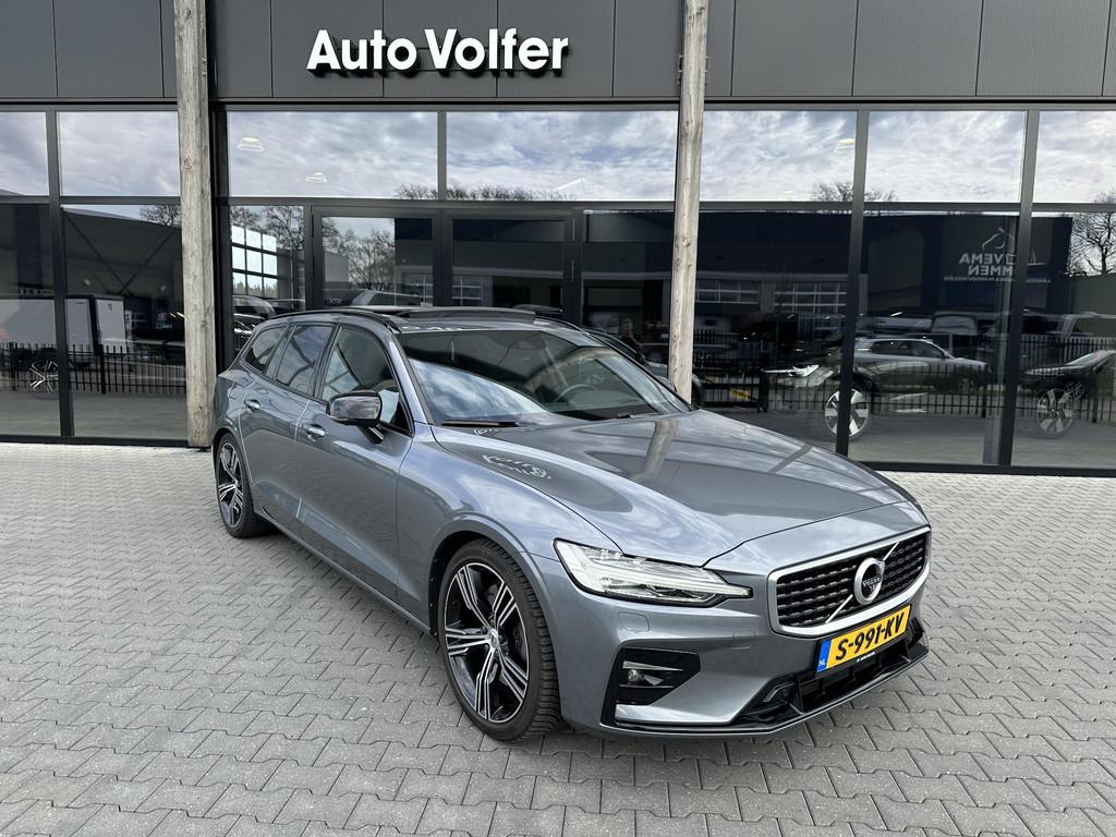 Volvo V60 2.0 T6 AWD R-Design benzine B&W|Polestar|Massage, Auto's, Automaat, Gebruikt, Euro 6, 4 cilinders