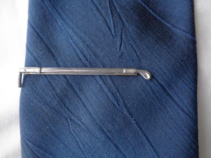 DASSPELD GOLFCLUB ZILVERKLEURIG, Kleding | Heren, Stropdassen, Zo goed als nieuw, Ophalen of Verzenden