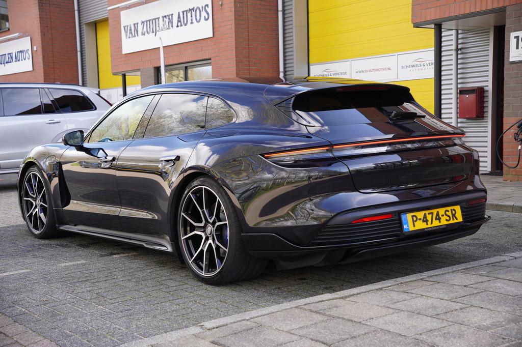 Porsche Taycan Sport Turismo 93 kWh Performance Battery Plus, Auto's, Automaat, Achterwielaandrijving, Gebruikt, Zwart
