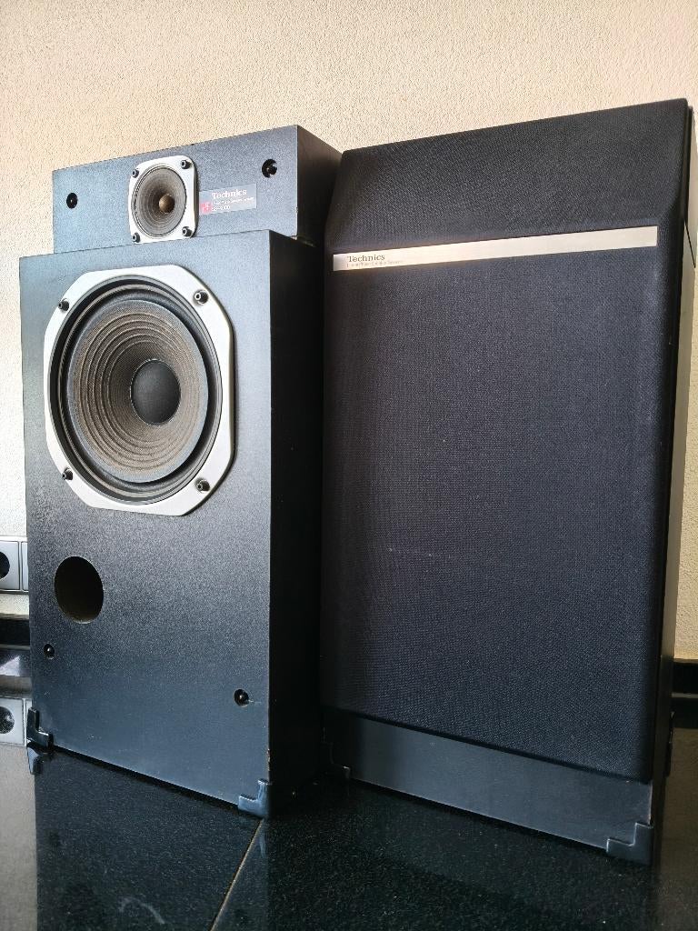 Technics SB-4000 linear phase speakers [VINTAGE!], Audio, Tv en Foto, Luidsprekers, Gebruikt, Minder dan 60 watt, Front, Rear of Stereo speakers
