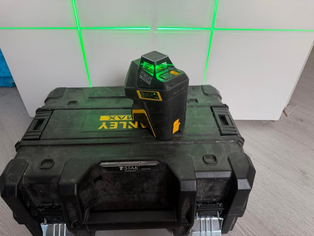 Stanley Fatmax kruislijnlaser 12 lijn 3D, Doe-het-zelf en Verbouw, Meetapparatuur, Ophalen of Verzenden, Gebruikt, Overige meters