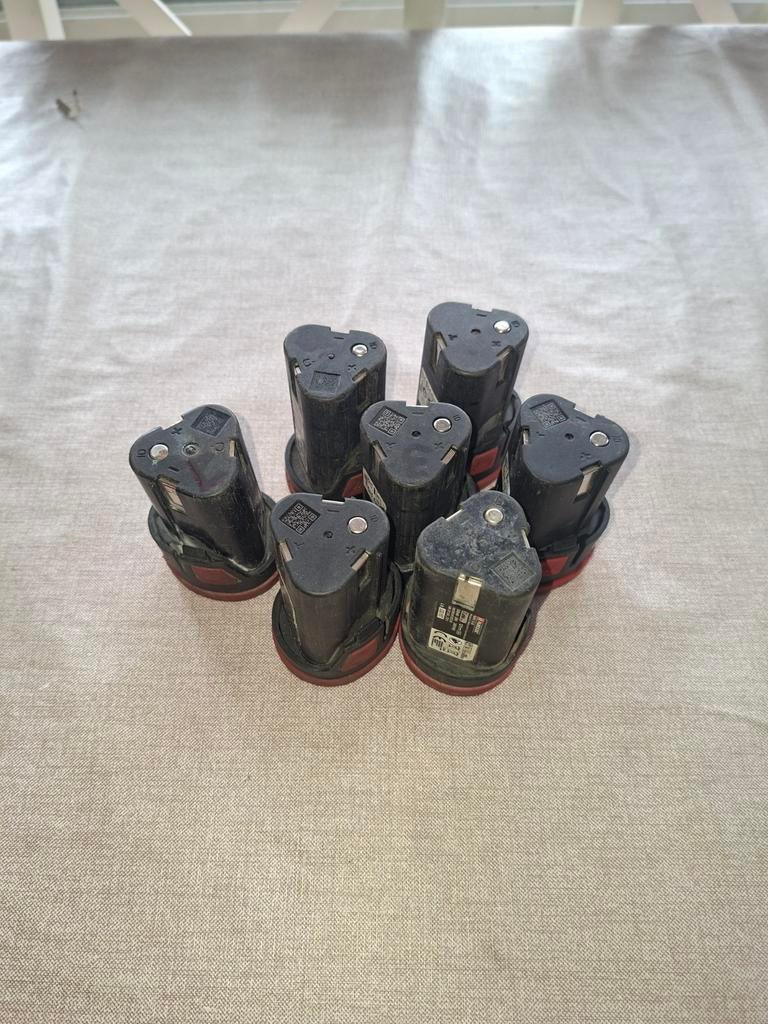 Parkside 12V accu's defect (8 stuks), Ophalen of Verzenden