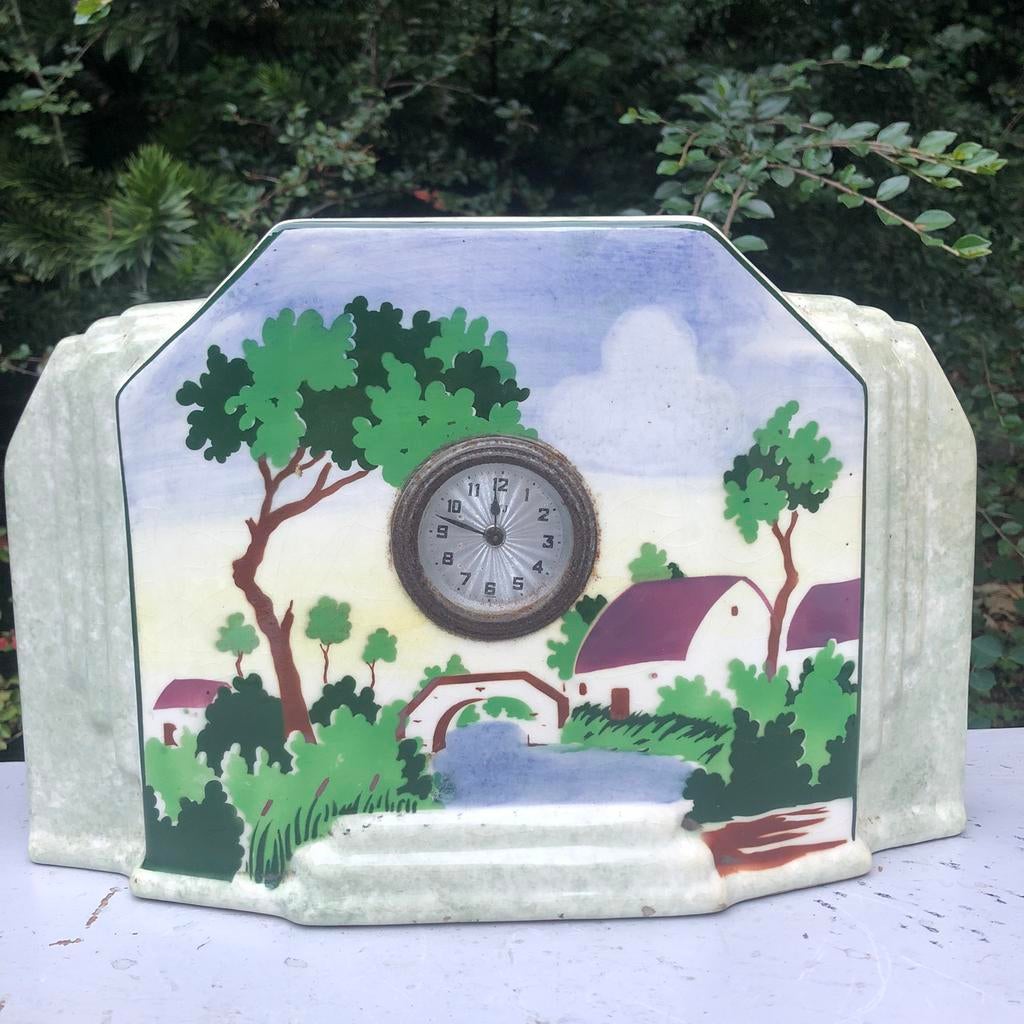 Art deco tafelklok, Antiek en Kunst, Ophalen of Verzenden