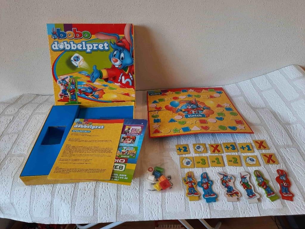 Bobo dobbelpret spel van studio 100, Ophalen of Verzenden, Gebruikt