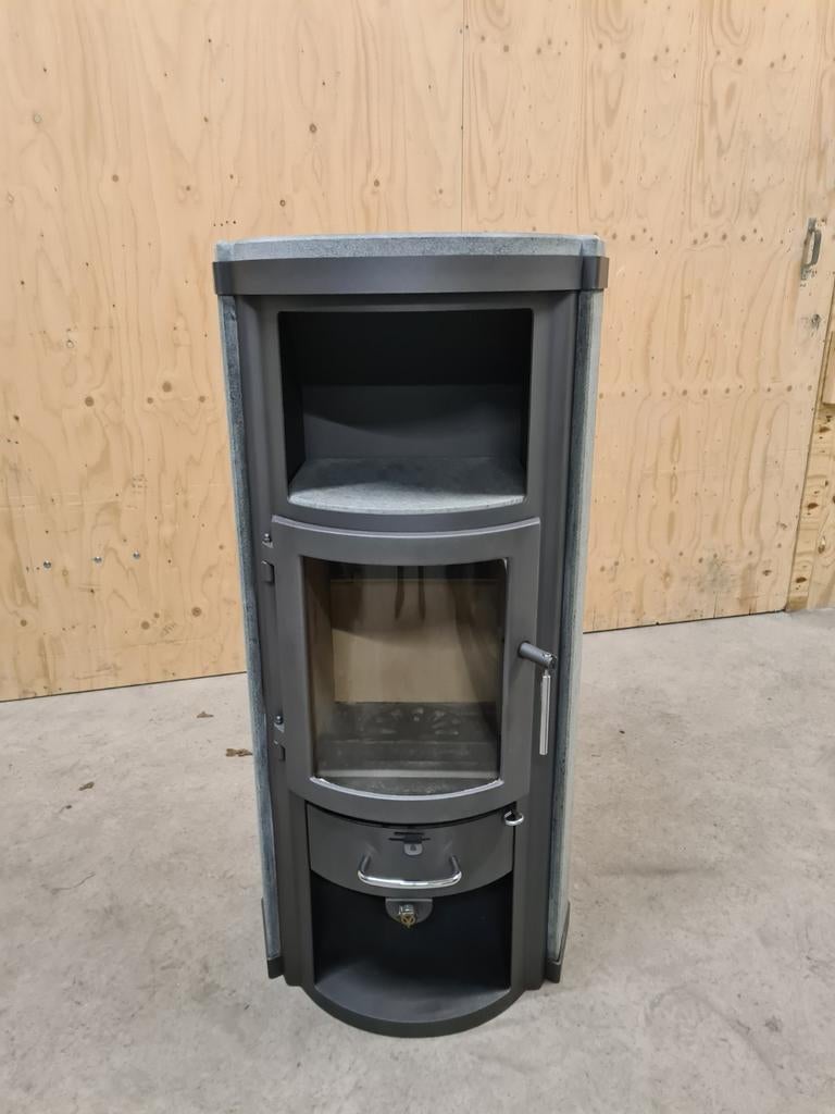 SUPER MOOIE SPEKSTEEN HOUTKACHEL VARDE LINE 5, Huis en Inrichting, Kachels, Ophalen, Houtkachel, Vrijstaand, Hout