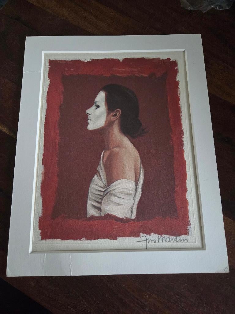 Litho van Ans Markus, Afmeting 27,5x 20 cm, Ophalen of Verzenden