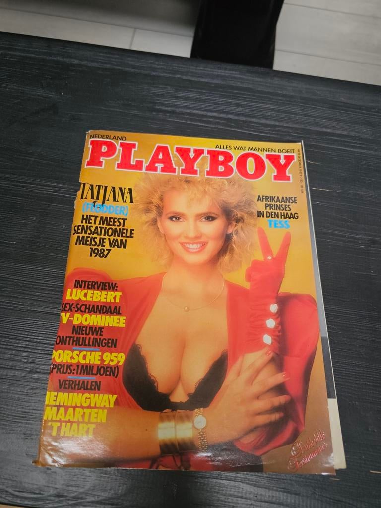 Playboy December 1987 - Tatjana Simic Cover, Ophalen of Verzenden, Gelezen, Overige typen