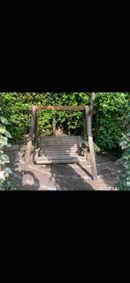 Schommelbank voor in de tuin, Tuin en Terras, Ophalen, Gebruikt, Hout, Schommelbank