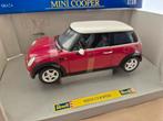 Revell 1/18 08424 Mini Cooper - Rood / Wit, Hobby en Vrije tijd, Modelauto's | 1:18, Ophalen of Verzenden, Nieuw, Revell
