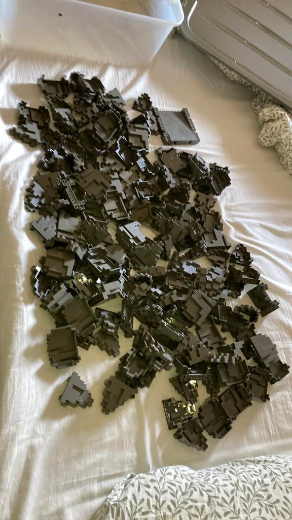 Lego Rotsen ‘oud’ donkergrijs 163 stuks, Kinderen en Baby's, Speelgoed | Duplo en Lego, Lego, Ophalen of Verzenden, Losse stenen