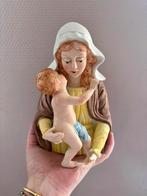 Maria met kindje Jezus beeld - Biscuit porselein, Ophalen of Verzenden