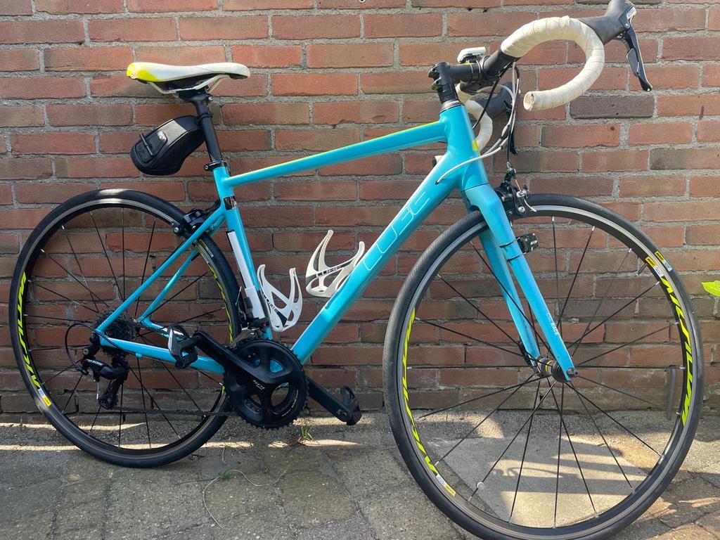 Cube dames racefiets, framemaat 53, Gebruikt, 15 tot 20 versnellingen, Dames, 53 tot 57 cm