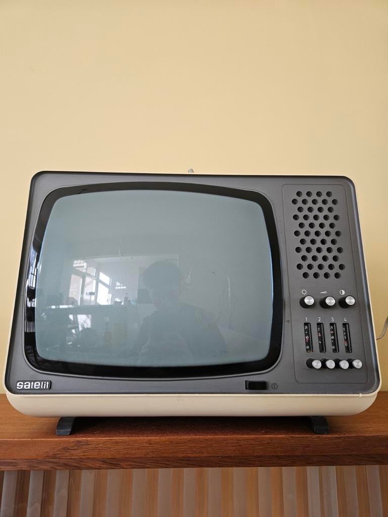 Vintage Satelit Televisie – Retro Design Icoon (70s/80s), Audio, Tv en Foto, Vintage Televisies, Ophalen of Verzenden, Overige merken