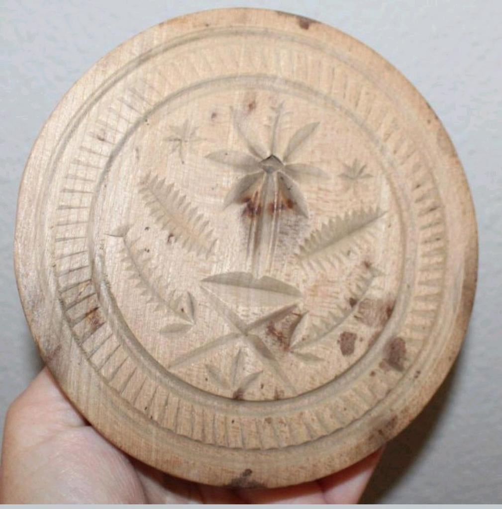 SALE Antieke Franse botermal /boterstempel, Ophalen of Verzenden