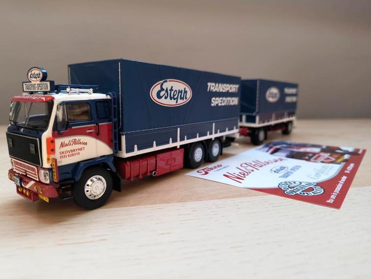 Tekno Volvo Niels Pallesen, Hobby en Vrije tijd, Modelauto's | 1:50, Zo goed als nieuw, Bus of Vrachtwagen, Tekno, Ophalen of Verzenden