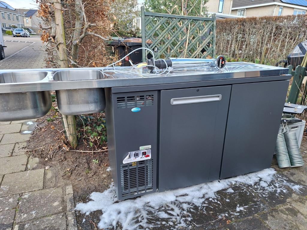 Hertog Jan biertap tapinstallatie bj2017 lekblad mancave bar, Witgoed en Apparatuur, Thuistaps, Ophalen, Gebruikt, Overige merken