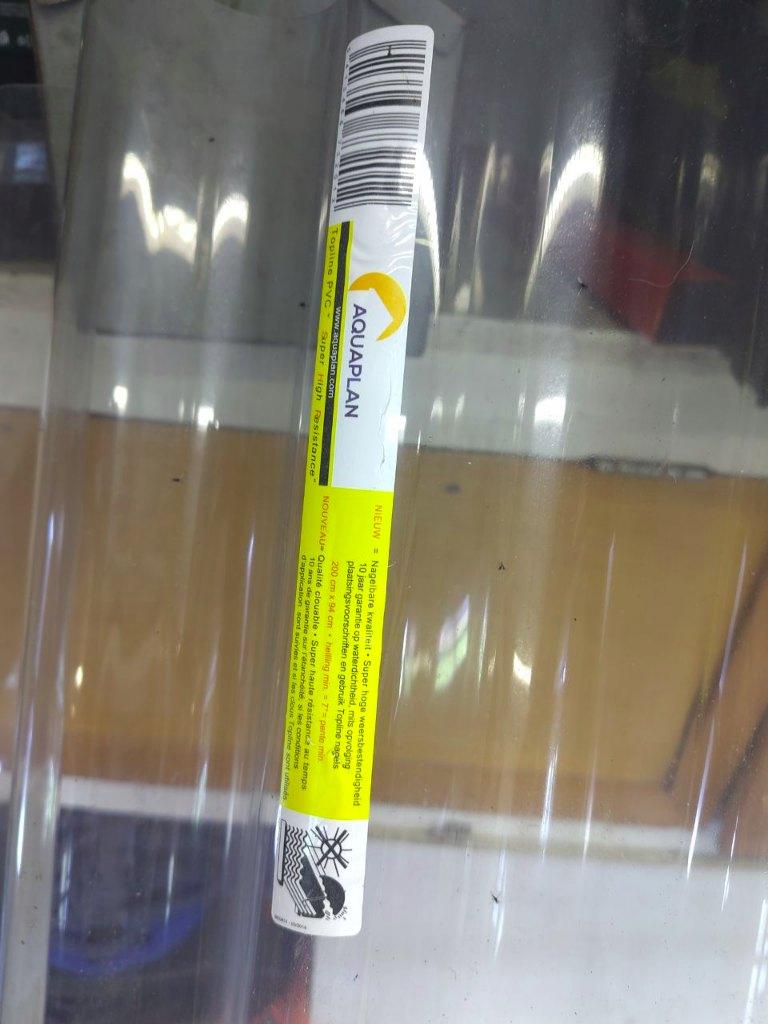 lichtplaat helder pvc, Ophalen, Kunststof, Overige kleuren, Nieuw