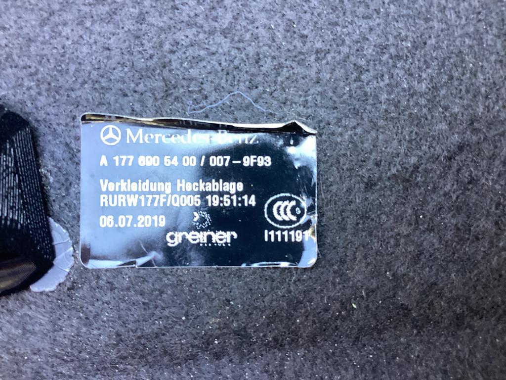 Mercedes A klasse W177 Hoedenplank 2018/2026, Ophalen of Verzenden