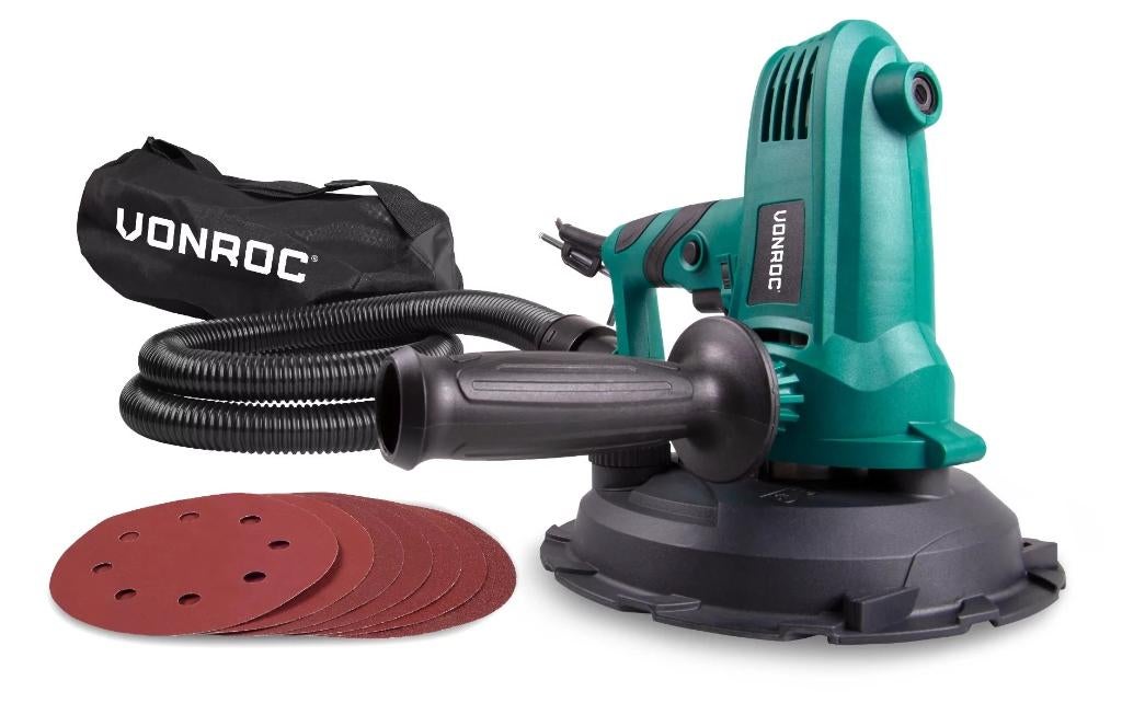 DS501AC Gipsplaat schuurmachine 750 Watt 180 mm, Ophalen, Zo goed als nieuw, 600 tot 1200 watt, Excentrische schuurmachine