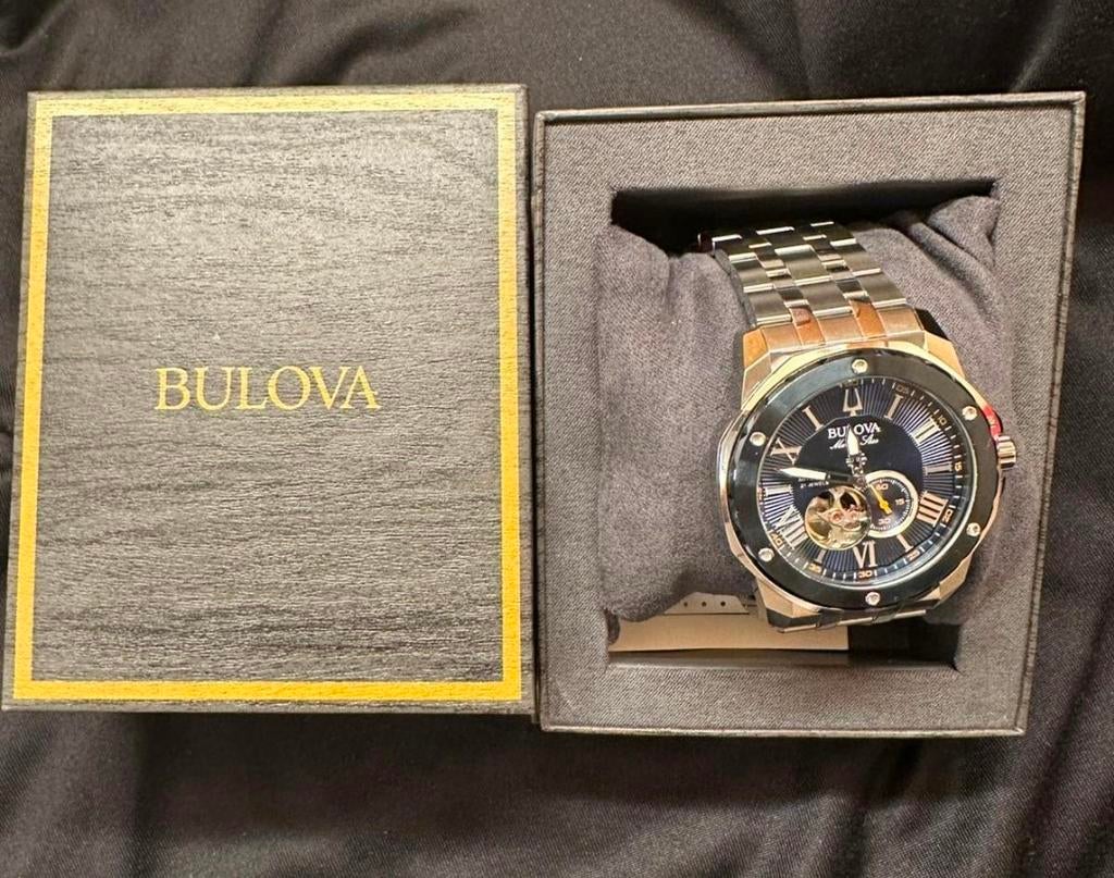 Bulova Herenhorloge - Nieuw in Doos met Garantie, Ophalen of Verzenden, Nieuw, Polshorloge, Overige merken