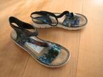 Nieuw! Aparte multicolor leren sandaal RIEKER 38 snazzeys, Kleding | Dames, Schoenen, Overige kleuren, Verzenden, Nieuw, Sandalen of Muiltjes
