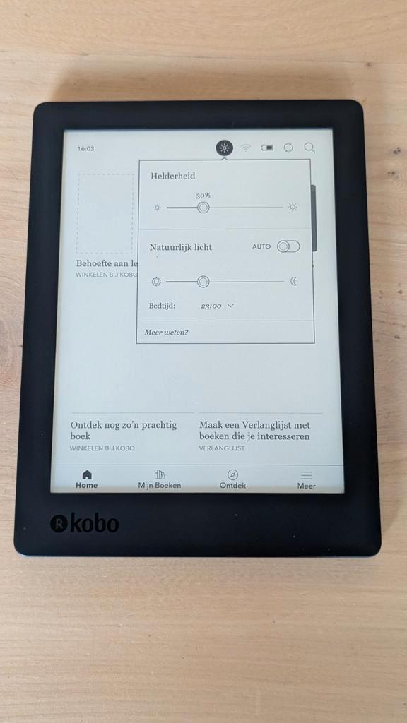 Kobo aura h2o 2e editie in zeer nette staat., Computers en Software, E-readers, Zo goed als nieuw, Ophalen of Verzenden