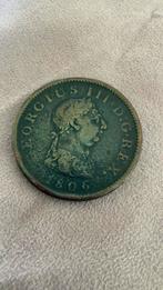 1806 UK United Kingdom KING GEORGE III Old 1/2 Penny, Verzenden, Overige landen