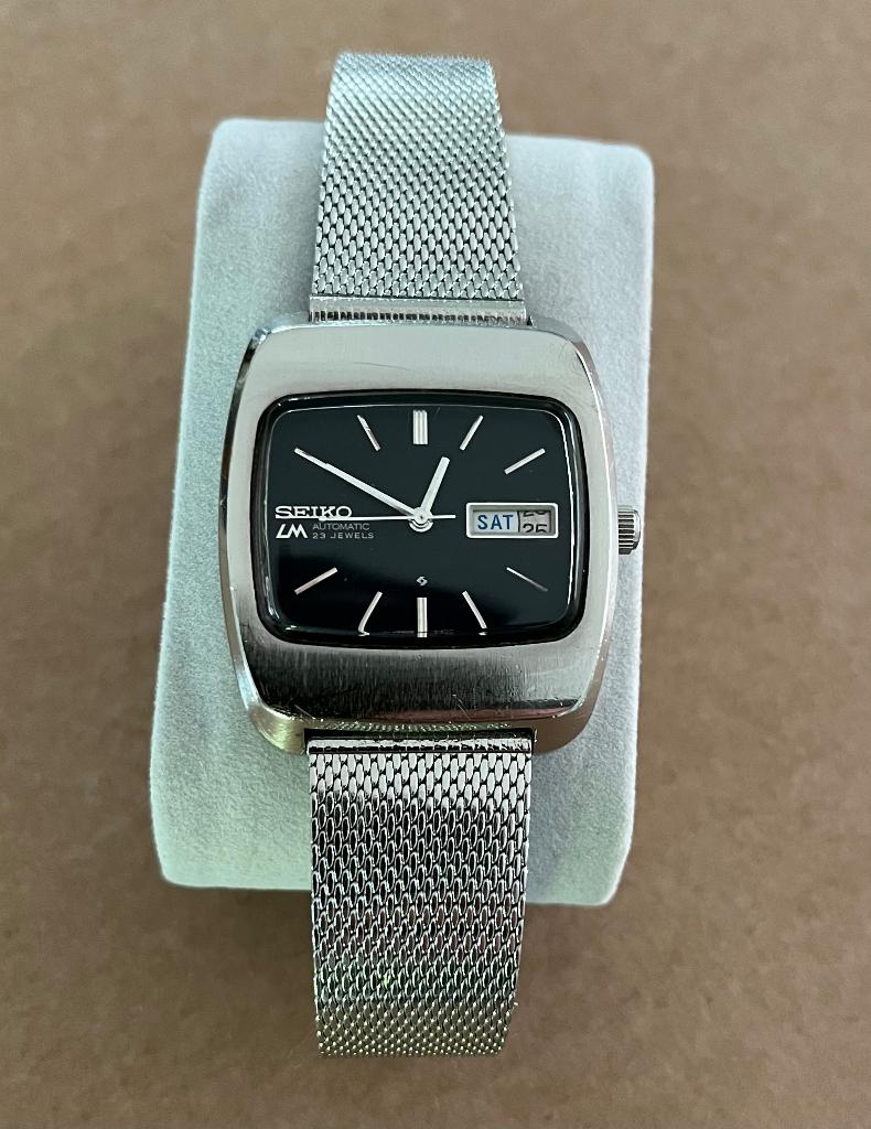 Seiko Lord-Matic 5606-5070 1976 vintage seiko 23 jewels, Sieraden, Tassen en Uiterlijk, Horloges | Heren, Gebruikt, Staal, Polshorloge