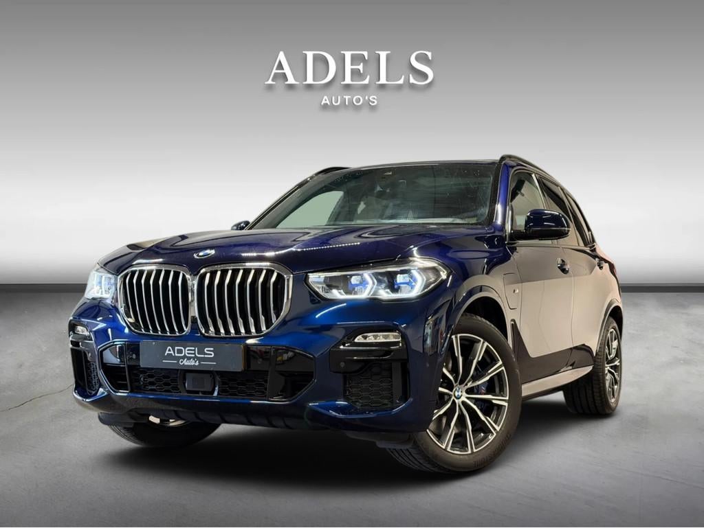 BMW X5 xDrive45e High Executive M Sport Panodak Laserled Tre, Auto's, BMW, Gebruikt, 394 pk, Blauw, Adaptive Cruise Control