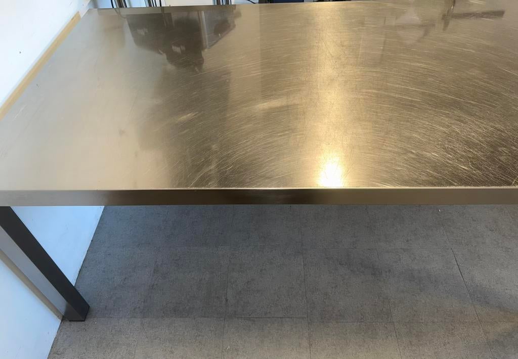 RVS Werktafel / Werktableau – 175 x 100 cm, Ophalen, 50 tot 100 cm, Zo goed als nieuw, 75 cm of meer