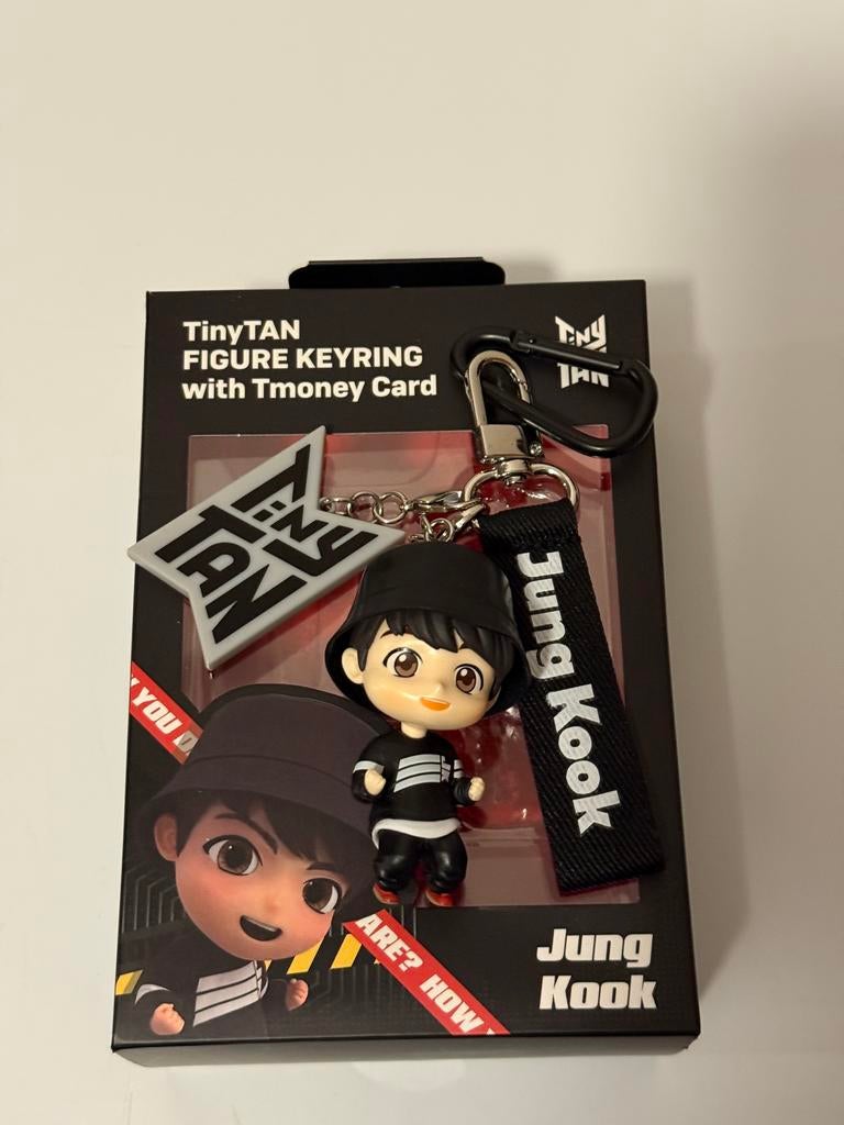 BTS TinyTan jungkook Tmoney card ov kaart sleutelhanger, Ophalen of Verzenden, Zo goed als nieuw, Gebruiksvoorwerp