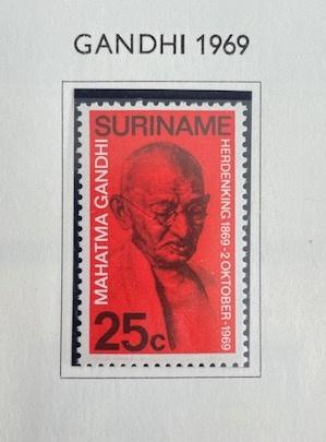 1969 – 100e Geboortedag Gandhi, Postzegels en Munten, Ophalen of Verzenden, Postfris