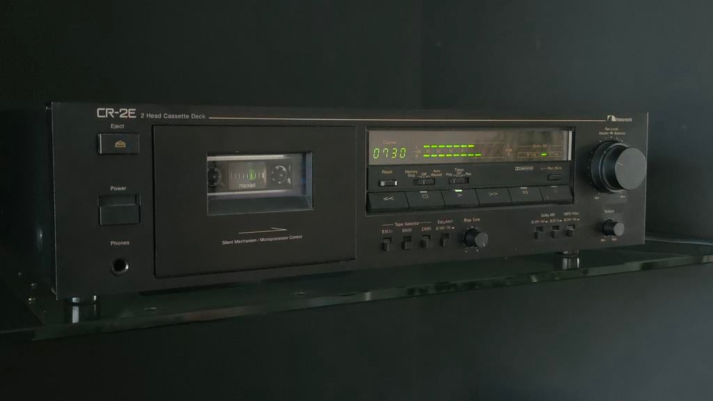 Nakamichi CR-2E cassettedeck (serviced), Audio, Tv en Foto, Cassettedecks, Ophalen of Verzenden, Overige merken
