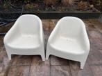 2x Tuinstoel Ikea (zie omschrijving), Ophalen, Gebruikt, Kunststof, Stapelbaar